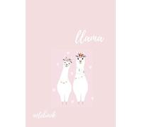 Llama: Lama Llama Cornell notes notebook spiral, Large College Ruled Medium Lined Journal Note Taking System, A4 (8.27 x 11.69 inches), Gifts for kids, gifts for school graduation