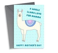 llama love Mothers Day Card 15865