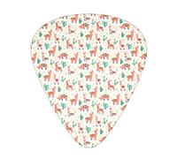 Llama on a Cloud 12-Pack Guitar Picks, Includes Thin, Medium & Heavy Gauges 3 Sizes for Guitar Electric Acoustic Picks