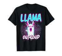 Llama Out Loud Funny 80s Nature Wildlife T-Shirt