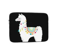 Llama Pattern 10 inch laptop bag, inner protective sleeve, portable and suitable for business trips or travel