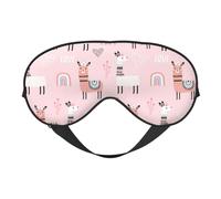 Llama. Print Comfortable Eye Mask Full Coverage Lightweight Men Women Outdoor Travel Relaxation