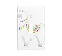 Llama Print Decorative 1-Gang Wall Plate,Standard Size Unbreakable Polycarbonate Switch & Outlet Cover