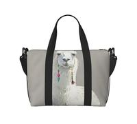 Llama Print Print Travel Duffel Bag, Lightweight Water-Resistant Weekender Spacious Gym & Travel Bag for Men, Women & Teens