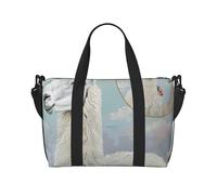 Llama Print Travel Duffel Bag, Lightweight Water-Resistant Weekender Spacious Gym & Travel Bag for Men, Women & Teens