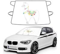 Llama Printed Car Windshield Cover, Waterproof Winter Snow Shield, Anti Frost Guard for Auto Glass