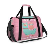 Llama Sloth Cartoon Travel Duffel Bag for Girls Boys Women Men Llama Weekend Overnight Bag Shoulder Tote Luggage Handbag for Travel Sports Gym