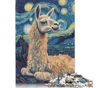 Llama Starry Night Puzzles for Adults Age 18 Years Upe Ducational Games Jigsaw Puzzle for Adult Children 1500pcs (85x57cm)