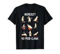 Llama Weightlifting Lovers Girls and Women Gift T-Shirt