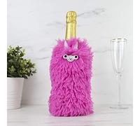 Gift Republic Pink Fuzzy Llama Wine Bottle Cover