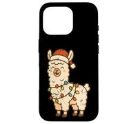 Llama With Holiday Lights Case for iPhone 16 Pro