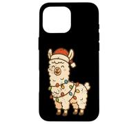 Llama With Holiday Lights Case for iPhone 16 Pro Max