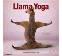Llama Yoga 2026 Wall Calendar