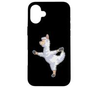 Llama Yoga Fitness Gymnastics Case for iPhone 16 Plus