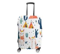 Llamas Cactus Alpacas Luggage Cover for Suitcase Protector Washable M