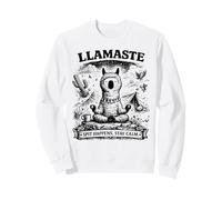 Llamaste Vintage Llama Meditation Outdoor Camping Sweatshirt