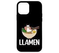 Llamen - Kawaii Llama Alpaca Lover Ramen Noodles Pun Gifts Case for iPhone 12 mini