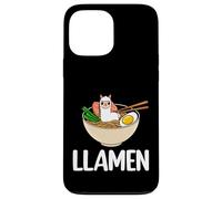 Llamen - Kawaii Llama Alpaca Lover Ramen Noodles Pun Gifts Case for iPhone 13 Pro Max
