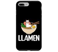 Llamen - Kawaii Llama Alpaca Lover Ramen Noodles Pun Gifts Case for iPhone 7 Plus/8 Plus