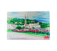 Llandudno Garden Magnet | Elegant Souvenir Showcasing Llandudno’s Peaceful Garden Views | Decorative Fridge Magnet for Travel Lovers & Collectors
