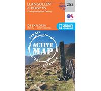 Llangollen & Berwyn Map | Weatherproof | Ceiriog Valley / Glyn Ceiriog | Ordnance Survey | OS Explorer Active Map 255 | Wales | Walks | Hiking | Maps | Adventure