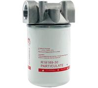 LLANNDER 1 Inch NPT Fuel Tank Filter Kit, High Flow Fuel Filter 25 GPM 30 Micron Spin-on Cartridge Style Particulate Filter Compatible With Diesel Transfer Pump