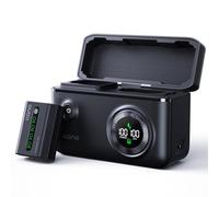 llano 1-Pack DMW-BLK22 Battery and 4-in-1 Battery Charge for Panasonic Lumix S5, S5II, GH6, S5IIX, GH5 II, S5M2, S5M2X, GH5M2, DCS9, 20W Fast Charging, SD Card Reader, SD Card Storage