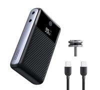 llano 10200mAh Camera Portable Charger, 30W PD Fast Charging, Compatible with Sony, Canon, Nikon, Fujifilm, GoPro, DJI Osmo, Insta360, Akaso, 4-Port DC 8V/12V & USB-C/USB-A Power Bank