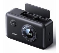 llano 2-in-1 NP-FZ100 Battery Charger, PD 20W Fast USB-C Charging | with 12400mAh Capacity for Sony A7III A7IV A6700 FX3 FX30 A9 A7C A7CII A7RV A7RIII A6600 ZV-E1 ZV-E10II A1 RX10 V