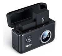 llano 2-Pack NP-W126 NP-W126S Batteries and 18W Fast Dual USB Charger for Fujifilm X100VI, X100V, X100F, XM5, XE5, XT30, 30II, 30III, XT1/2/3 and More, with Smart Display and Magnetic Snap Cover