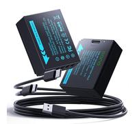 llano 2 Pack NP-W126S NP-W126 Rechargeable Lithium-ion Batteries, 1140mAh | Fully Decoded for Fujifilm X100VI X100V X100 XT30III XM5 XE5 XT30 XT30II XT50 X100F X-PRO3 XE3/4 X-A7 XT1/2/3