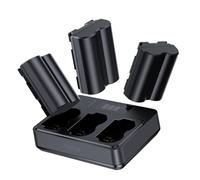 llano 3-Pack NP-W235 Batteries and 45W 3-Slot Fast Charger Set for Fujifilm