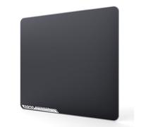 llano Glass Mouse Pad [Incredible 0.8μ Precision] Gaming Mouse Pad with 0.8μ High-Precision Sandblasted Surface Non-Slip Rubber Base Easy Clean Dust Cloth Included Size: 35x30 cm Thickness: 3 mm
