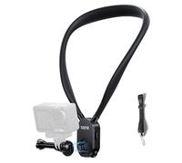 llano Magnetic Neck Mount with Adjustable Chest Strap for Gopro 13/12/11/10/9, DJI Osmo Action 5/4/3, Insta360 X5/X4/X3/Ace Pro 2, AKASO, Comfortable Air Cushion and Ergonomic Design, POV Vlogging