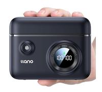 llano NP-FZ100 18W Fast Dual Battery Charger, USB-C Storage Case | For Sony Alpha A7V A7III A7IV A6700 FX3 FX30 A7CII ZV-E10II RX10 V A7RIII A9, LED Digital Display, SD Card Storage