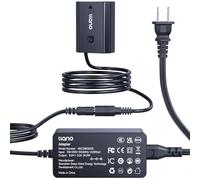 llano NP-FZ100 Dummy Battery AC Power Adapter Kit - for Sony A7III A7IV A6700 FX3 FX30 A9 A7C A7CII A7RV A7RIII A6600 ZV-E1 ZV-E10II A1- Continuous Power Supply for Studio Shoots & Commercial Filming