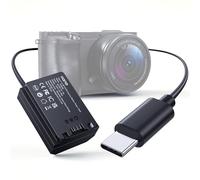 llano NP-FZ100 Dummy Battery USB-C PD Power Kit - for Sony A7III A7IV A6700 FX3 FX30 A9 A7C A7CII A7RV A7RIII A6600 ZV-E1 ZV-E10II A1 - Mobile Power Solution for Travel Shoots & Outdoor Filmmaking