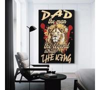 LLASKYUW Dad He And The Legend of Man King Poster Poster Decorative Painting Canvas Wall Posters And Art Picture Print Modern Family Bedroom Decor Posters 20x30inch(50x75cm)