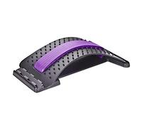llasm Back Stretcher Posture Corrector Sciatica Massager Spine Stretcher Back Stretcher For Pain Relief Orthopedic Back Stretcher Lower Back Stretcher purple,38.5