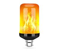 llasm Flickering LED Flame Bulb, 4 Modes, B22 Base, 3W, 1 Pack