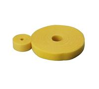 llasm Hook And Loop Tape Double Sided Sticky Tape Sticky Pads Self Adhesive Self Adhesive Hook and Loop with Super Sticky Glue Tape Self Adhesive yellow,14.5mm-2m