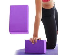 llasm Yoga Block Yoga Brick Yoga Starter Kit Yoga Block Foam Pilates Head Block Yoga Set High Density Foam Block Yoga Blocks Yoga Support Blocks purple,1pc