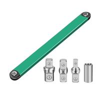 Llave De Trinquete Extensible - Herramienta Ajustable De Doble Extremo, Adaptador Angular Professional | Construcción De Acero Alto En Carbono Resistant Antideslicant, Ideal Para Reparación Automotri