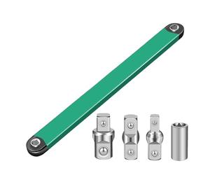 Llave De Trinquete Extensible - Herramienta Ajustable De Doble Extremo, Adaptador Angular Professional | Construcción De Acero Alto En Carbono Resistant Antideslicant, Ideal Para Reparación Automotri