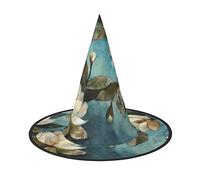 LLaviD Flowers Halloween Witch Hat Halloween Costume Accessories Caps for Theme Decoration Halloween Party Cosplay