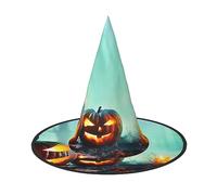 LLaviD Halloween Pumpkin Halloween Witch Hat Halloween Costume Accessories Caps for Theme Decoration Halloween Party Cosplay