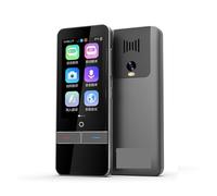 LLAWQSM Language Translator Device, Intelligent Voice Translator 139 Multinational Languages Smart Offline Photo Translation Machine for Business Travel(Nero)