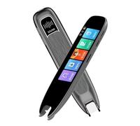 LLAWQSM Language Translator Device, Smart Voice Scan Translator Pen A26 Real Time Language Translator Multifunction Dictionary Translation Business Travel Abroad(Nero)