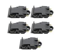 Llazsybz 5 Pieces Electric Thermostat for Teapot Temperature Controller Switch Automatic Shut-Off PP Material Suitable for Tea, 16A 250V Black