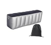 Llazsybz Car Inflatable Mattress Back Seat Cushion Filler Removable Accessory PVC Flocked Lightweight Suitable for Road Trip Long Rest Hard, Straight No Pump